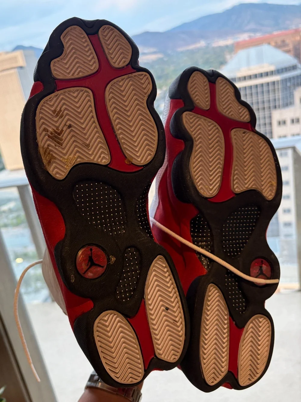 Air Jordan 13 retro cherry sneakers